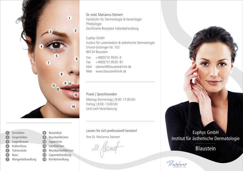 Grafik Design - Restylane Flyer